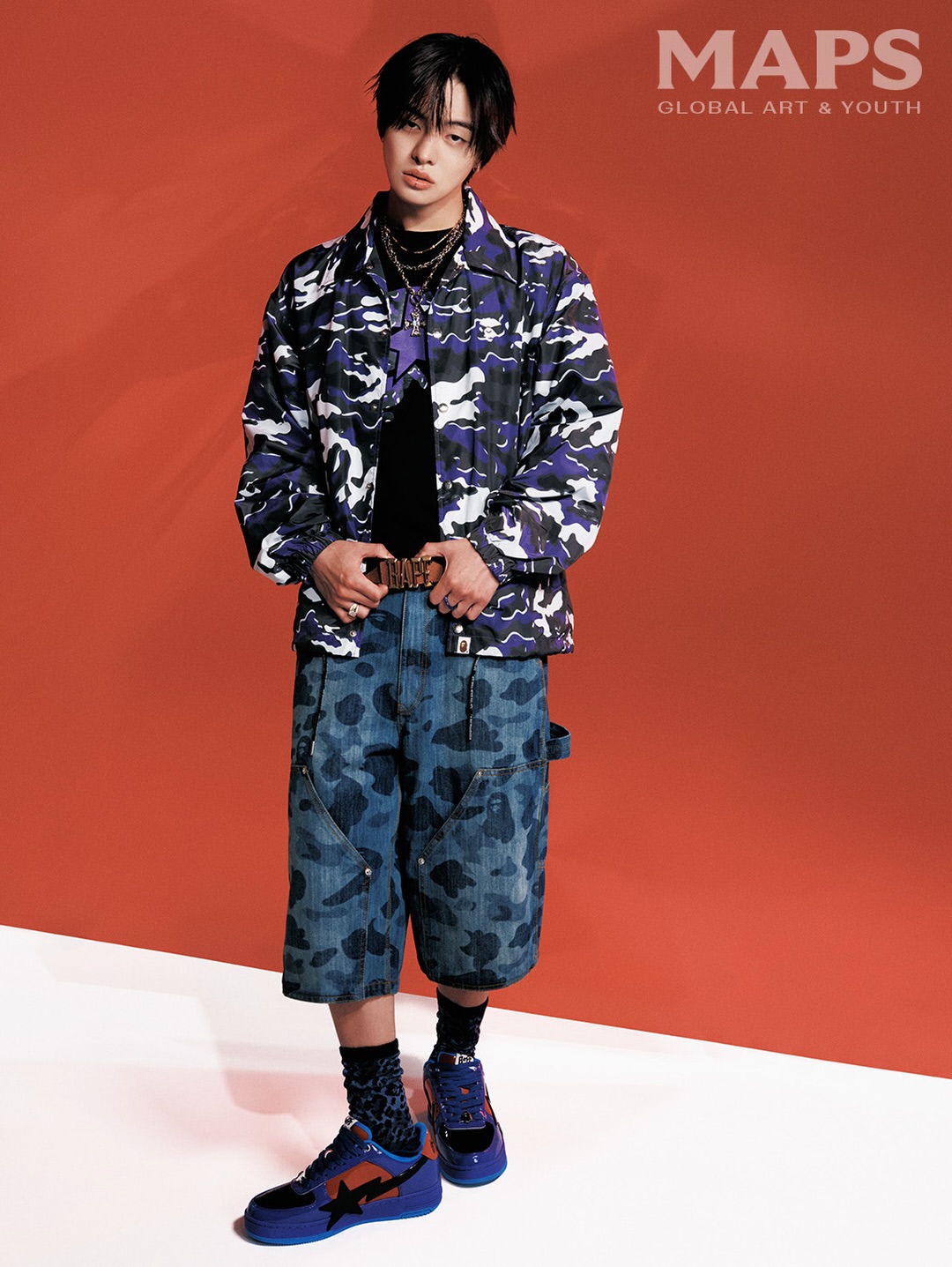 Leo for MAPS JAPAN Summer Issue with A BATHING APE, photo 13 of 15