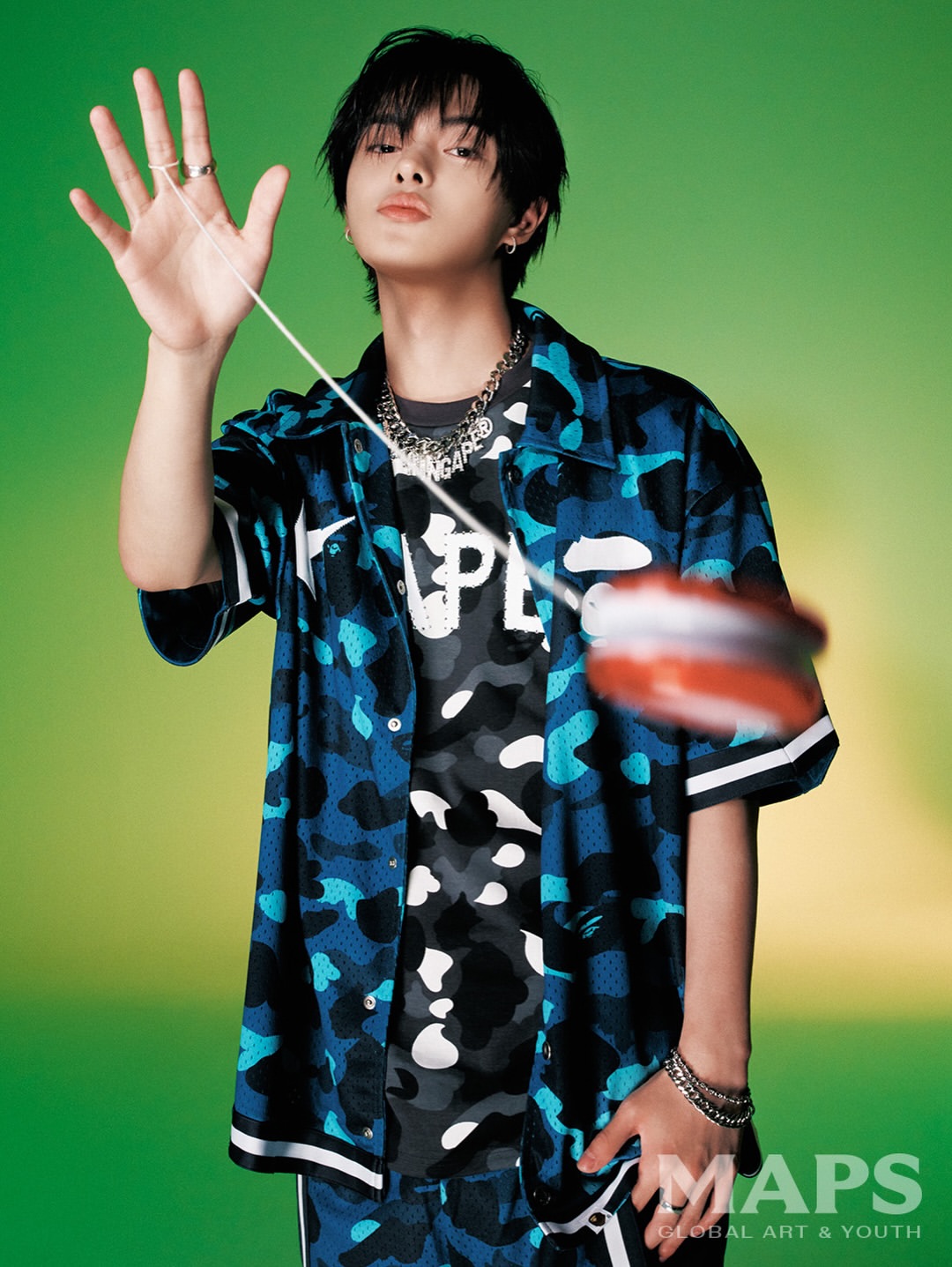 Leo for MAPS JAPAN Summer Issue with A BATHING APE, photo 10 of 15