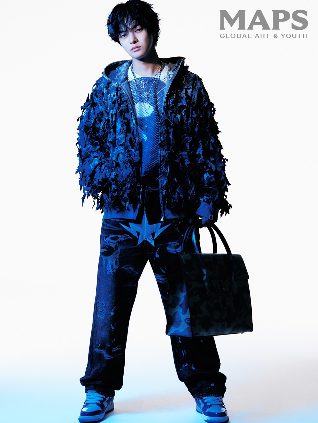 Leo for MAPS JAPAN Summer Issue with A BATHING APE, photo 8 of 15