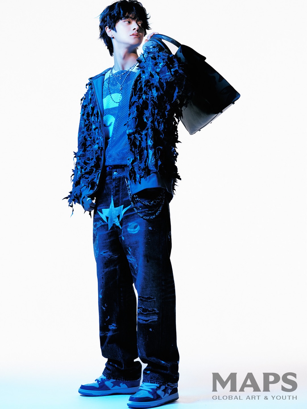 Leo for MAPS JAPAN Summer Issue with A BATHING APE, photo 7 of 15