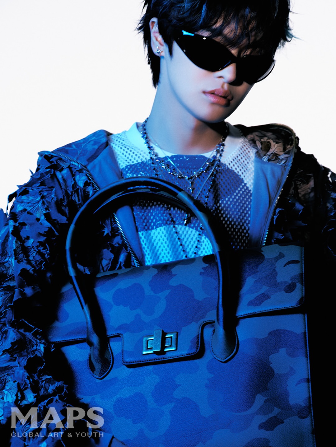 Leo for MAPS JAPAN Summer Issue with A BATHING APE, photo 5 of 15